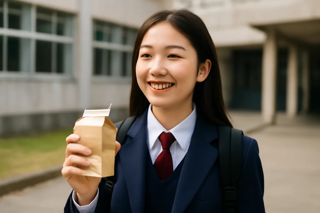 High school student coffee milk
