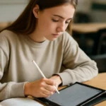 High school student tablet notebook