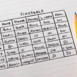 High school student timetable framework