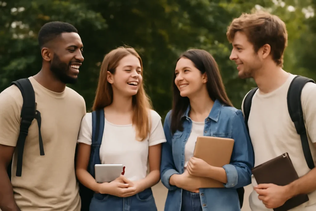 Conditions for joining the college students young people