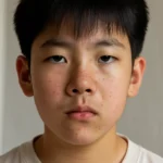 Elementary school student black head dermatology