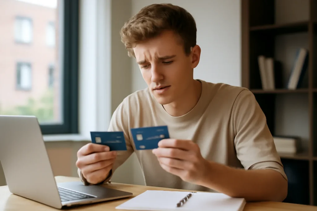 College student credit card limit