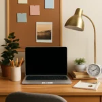 Decorating the college student's desk
