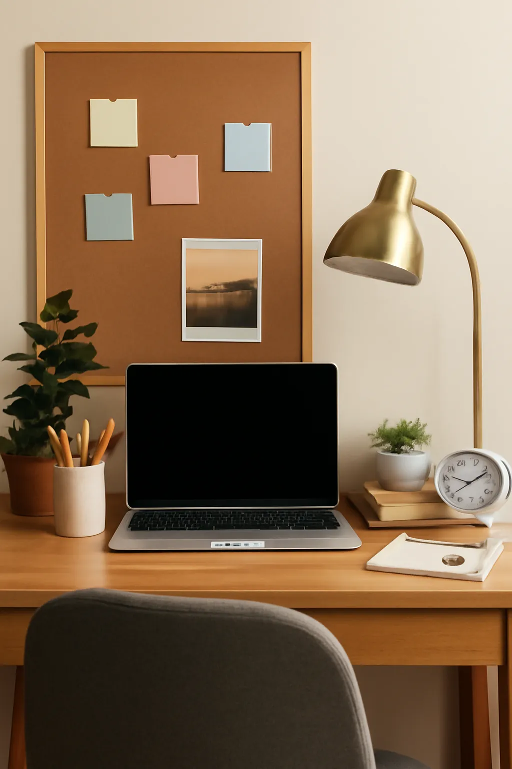 Decorating the college student's desk