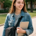 College Student Cross Bag iPad