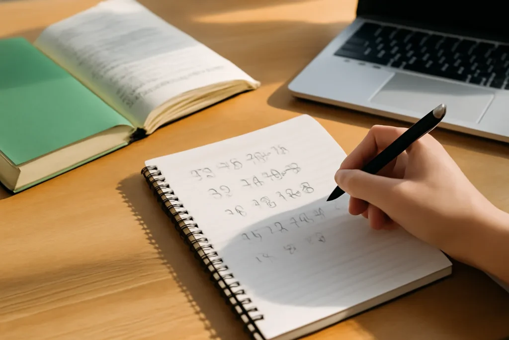 Korean writing beginner for college life