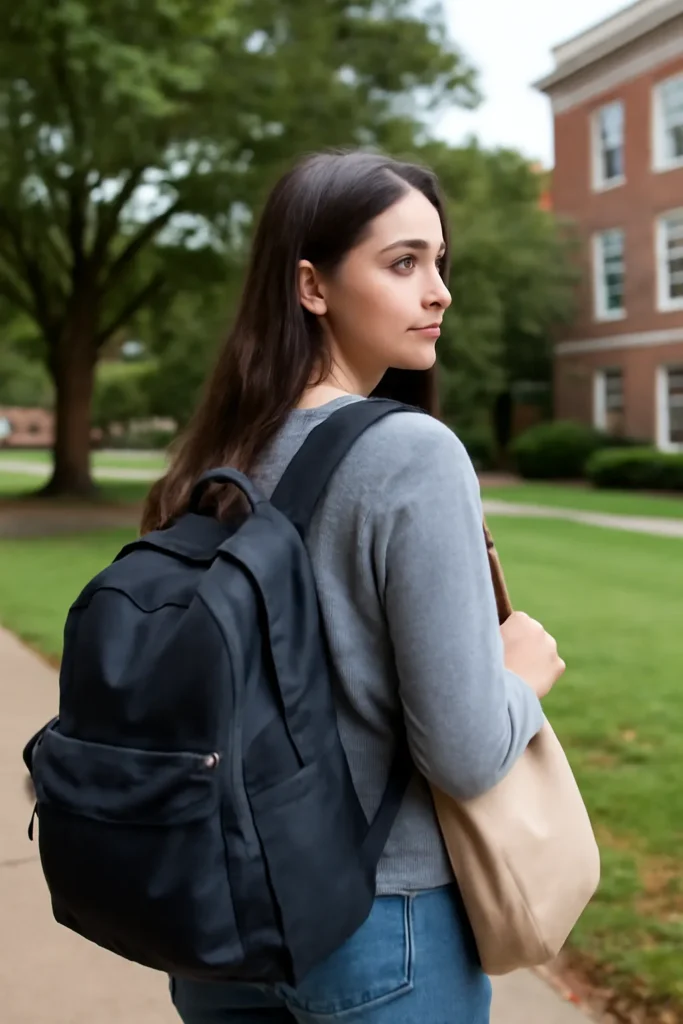 College student bag backpack shoulder bag