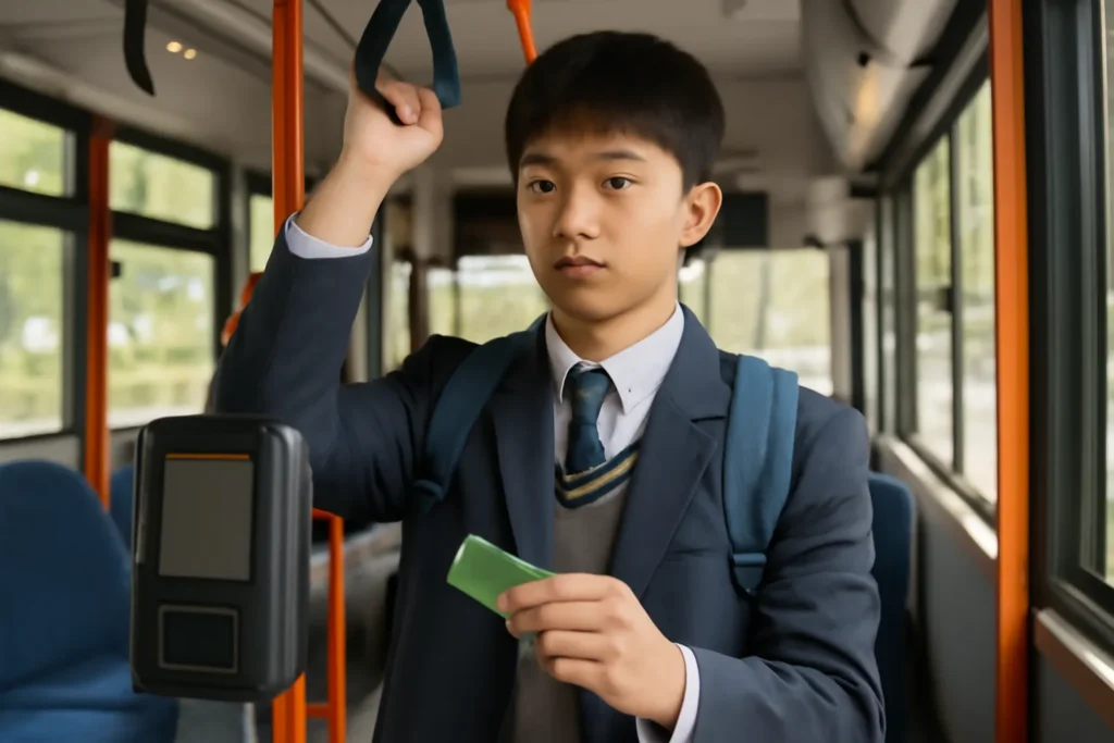 High school student bus fee
