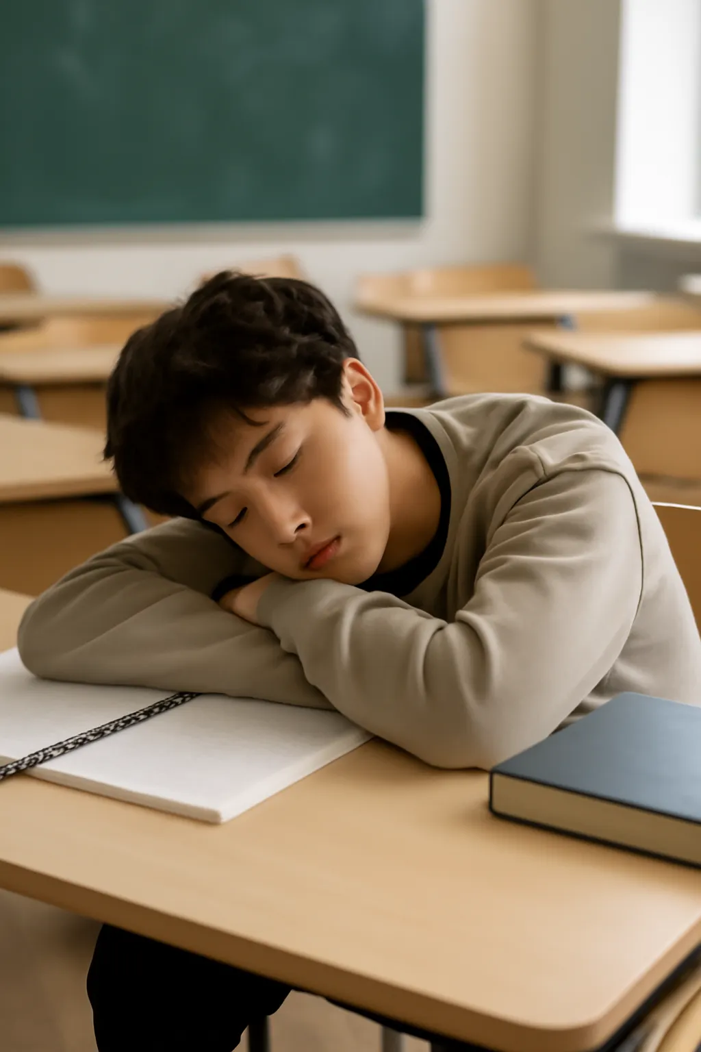 High school student sleep time