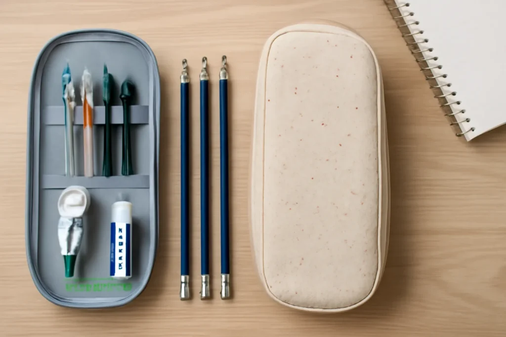 High school pencil case set