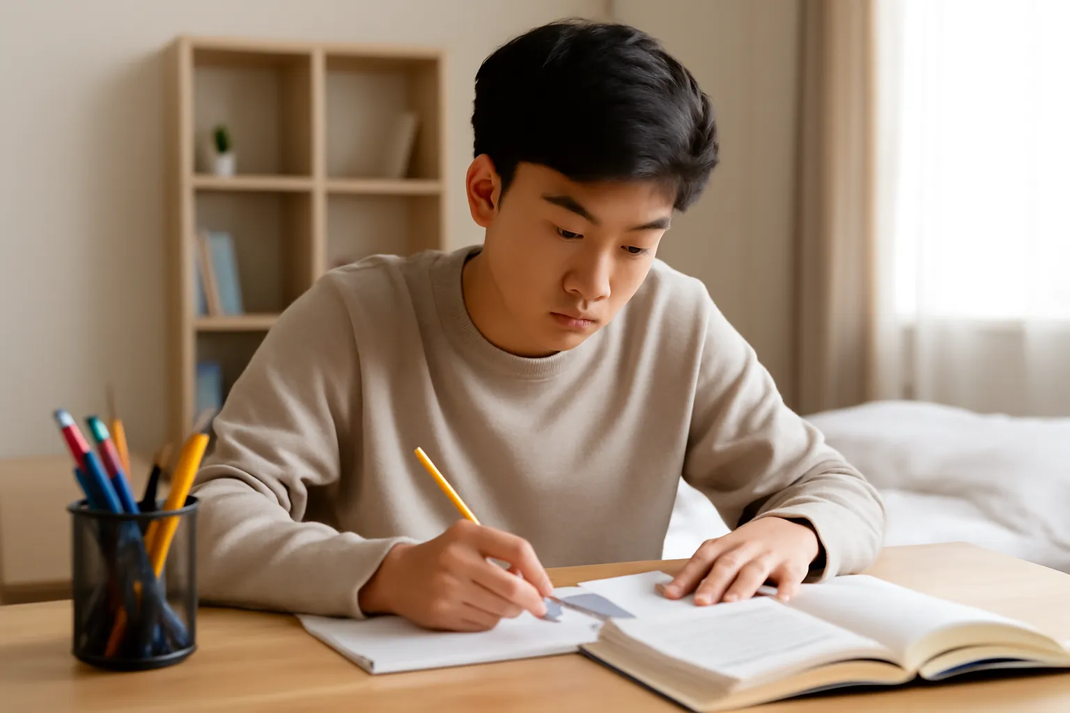 Reserve high school student study method