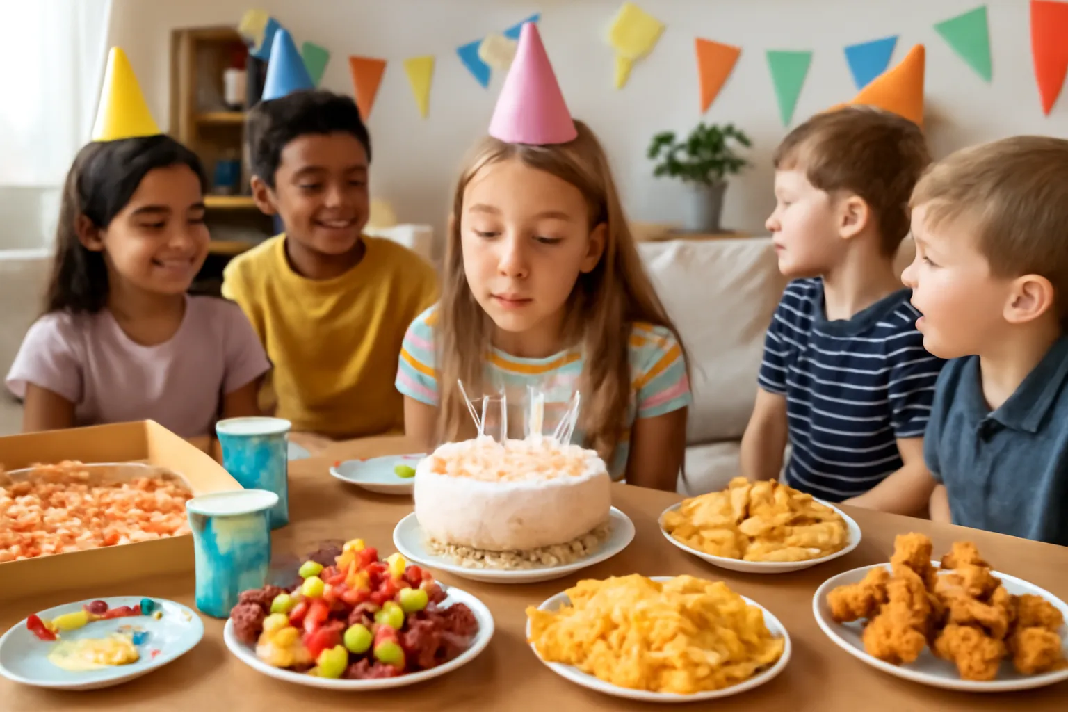 Elementary school birthday party food delivery