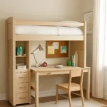 Elementary school desk bed