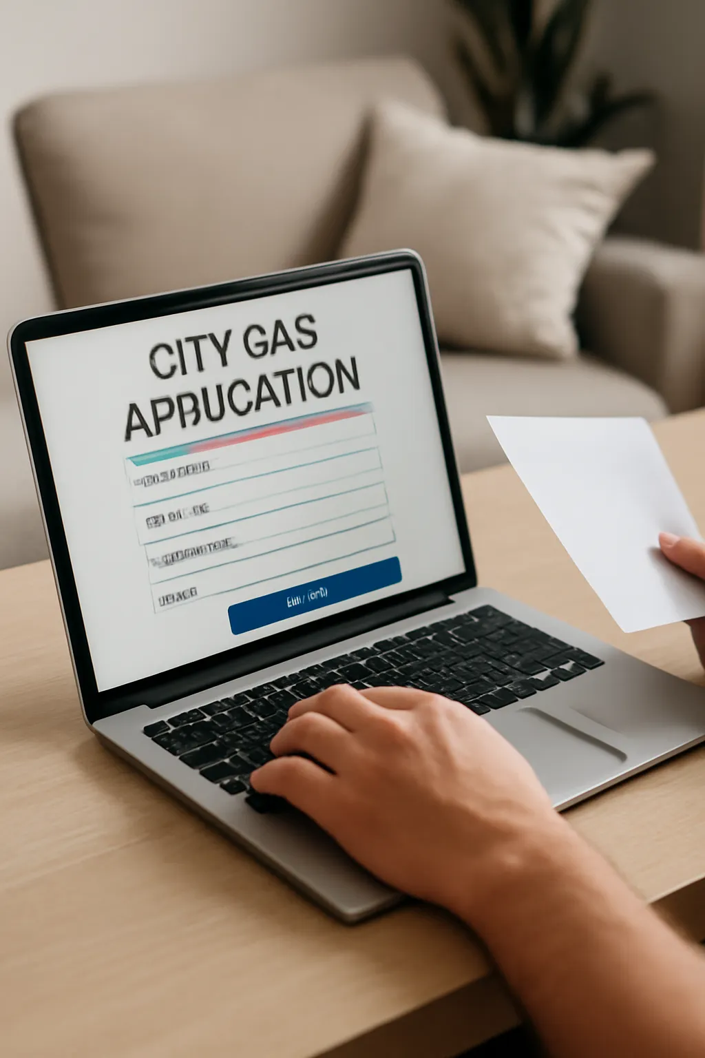 How to apply for city gas