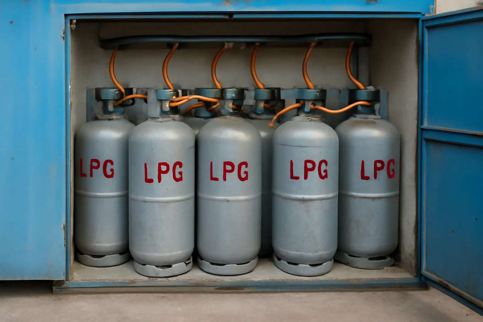 How to store LPG gas barrels