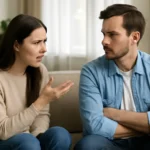 So the couple's fight began
