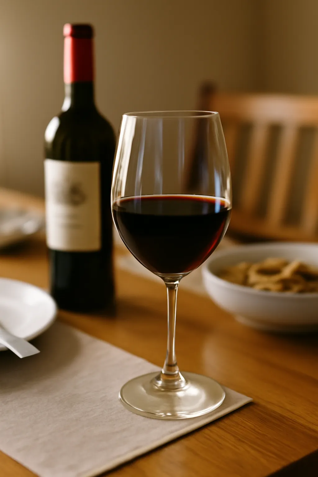 How to drink red wine
