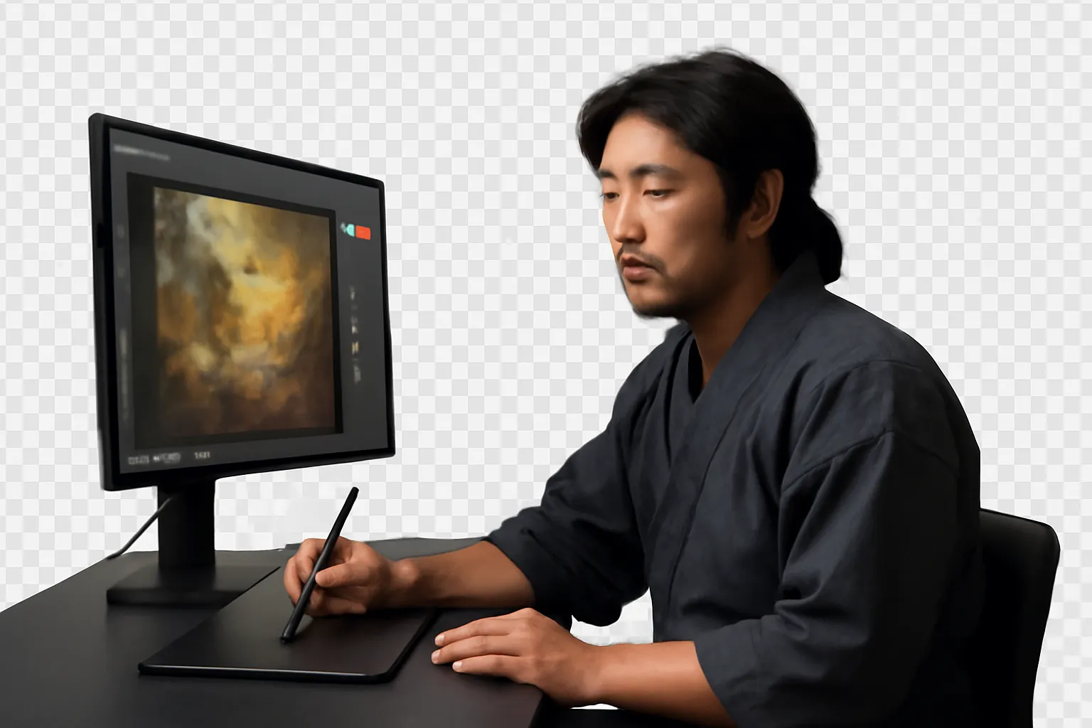 Remove the background of Photoshop Dojo