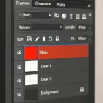 Photoshop layer window