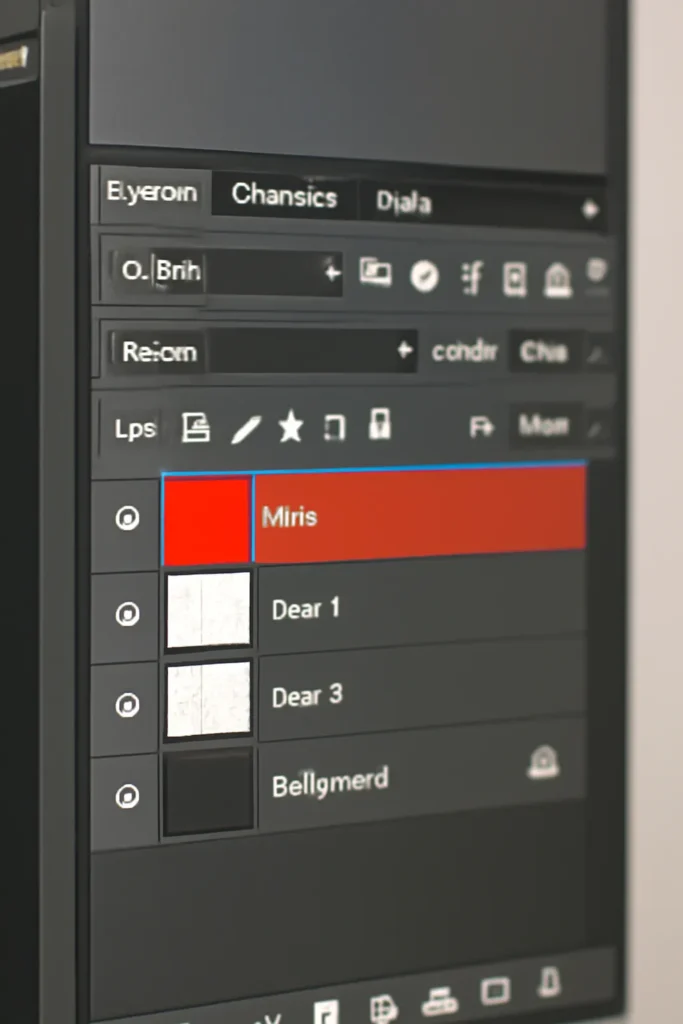 Photoshop layer window