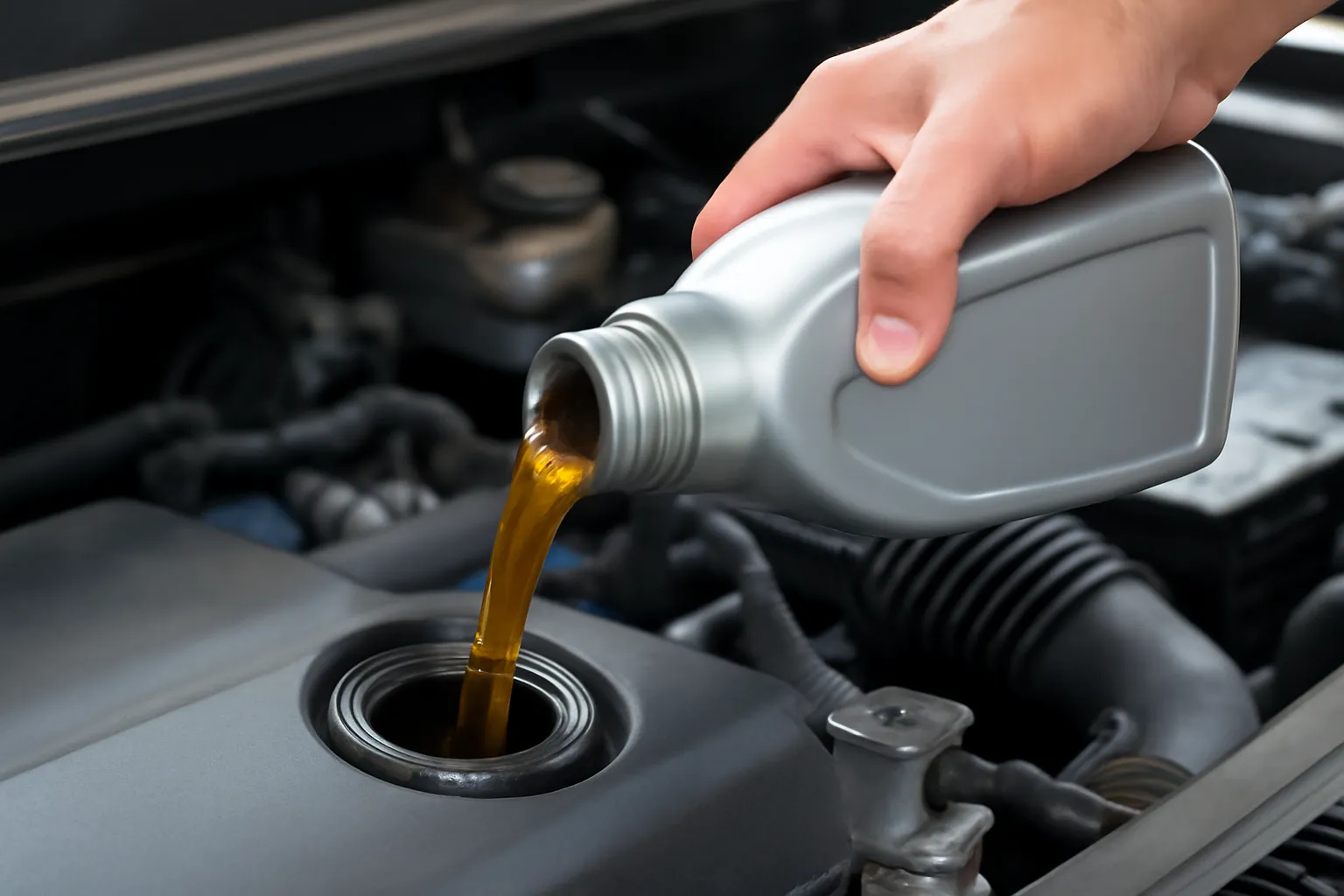 Engine oil additive effect