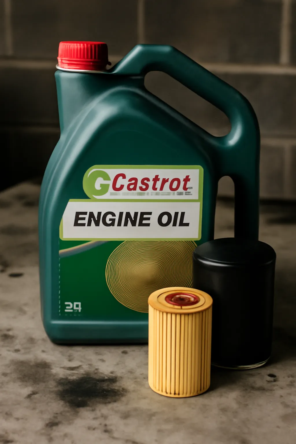 Engine oil cast roll