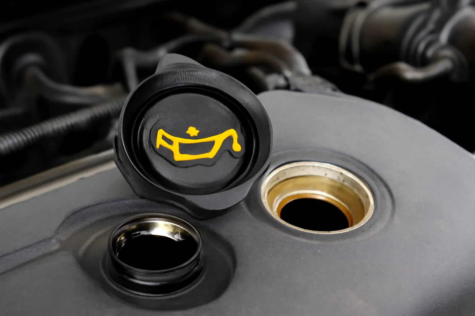 Engine oil lid