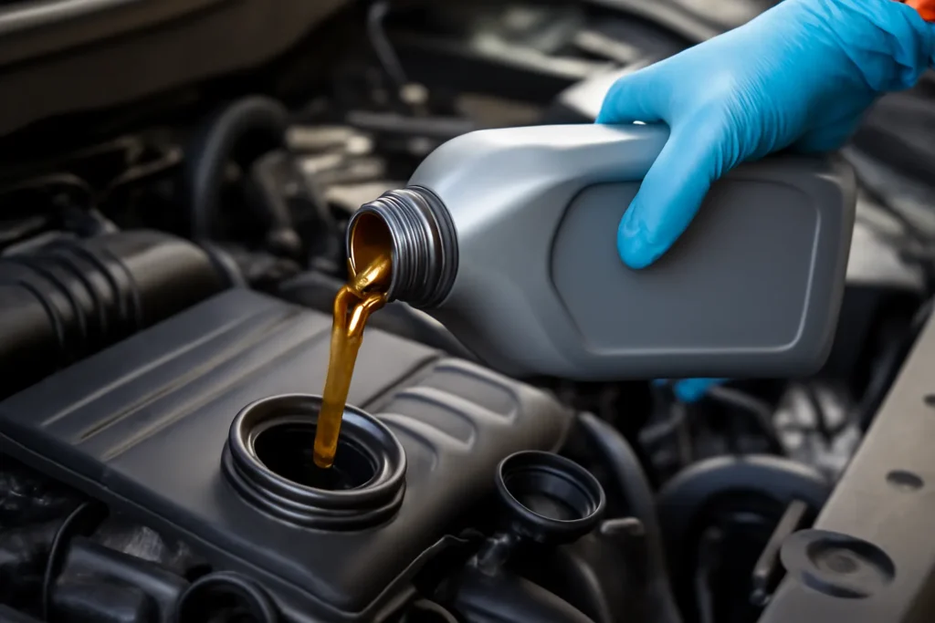 Engine oil 5W30 recommended
