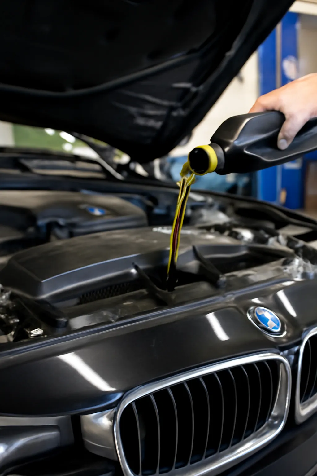 Engine oil exchange cost BMW