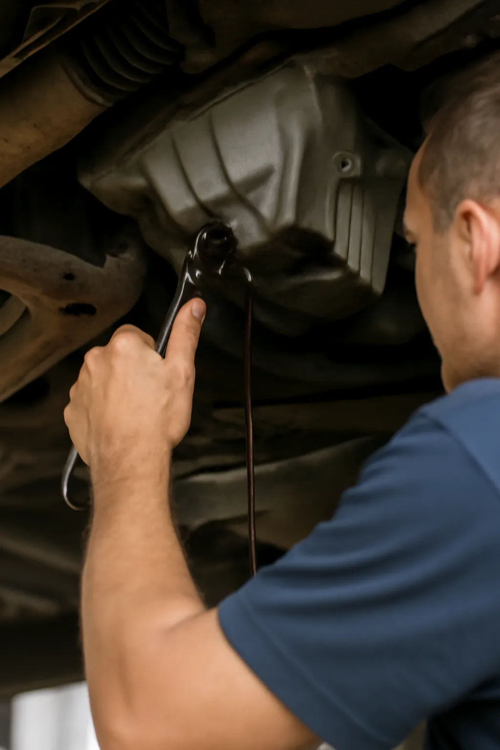 Engine oil leakage repair
