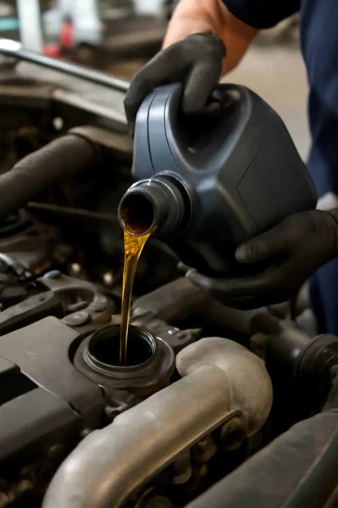 Diesel engine oil cycle