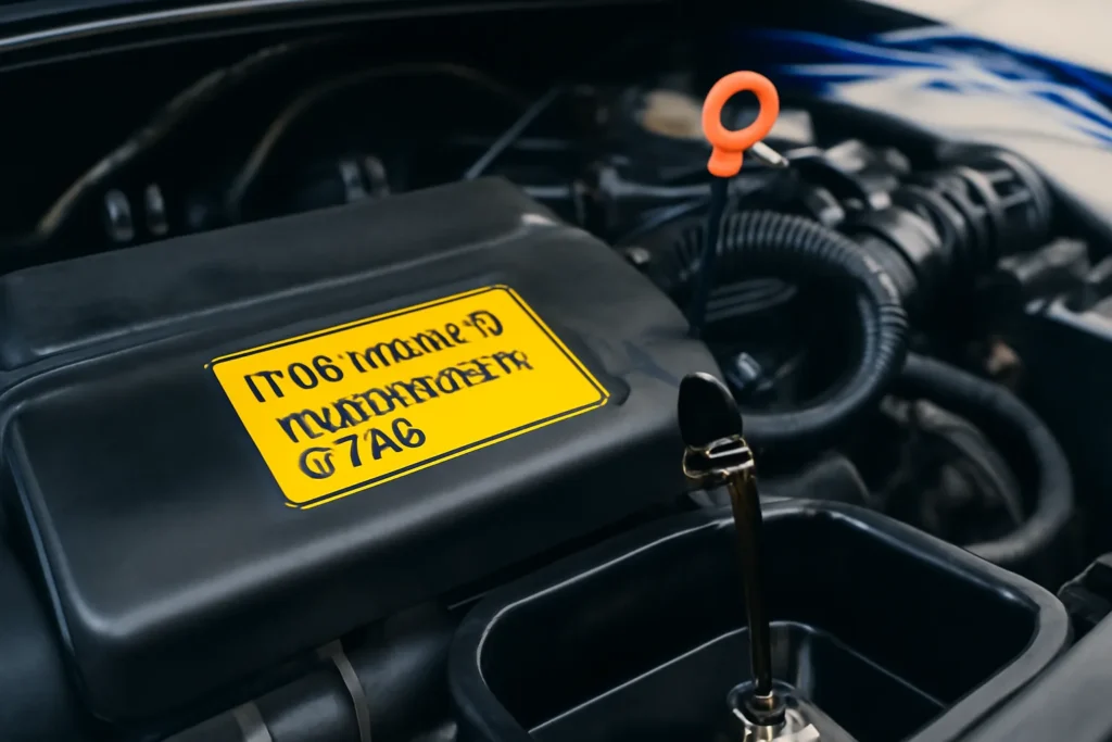 If the engine oil replacement is late