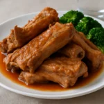 Protested pork ribs steamed parent day recommended food