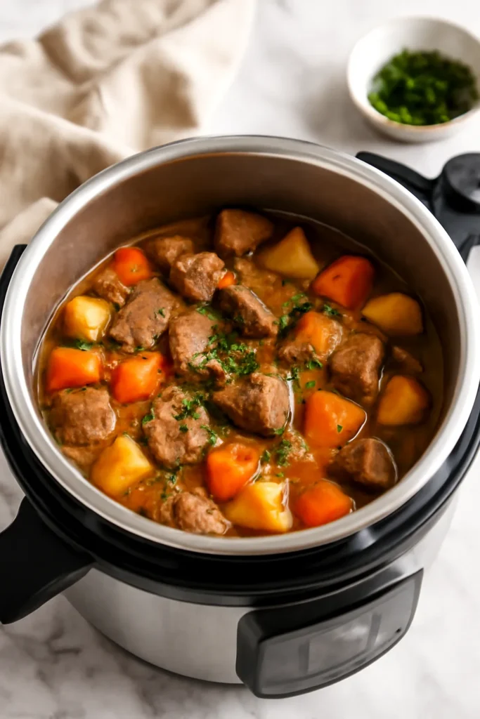 Pressure cooker meat recipe