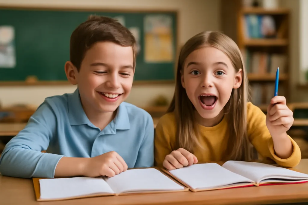 Elementary school student nonsense quiz