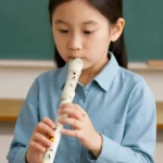 Elementary school student recorder