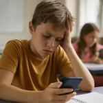 Elementary school cell phone addiction