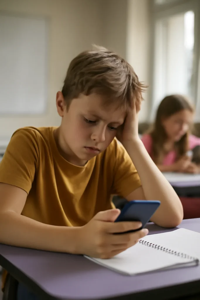 Elementary school cell phone addiction