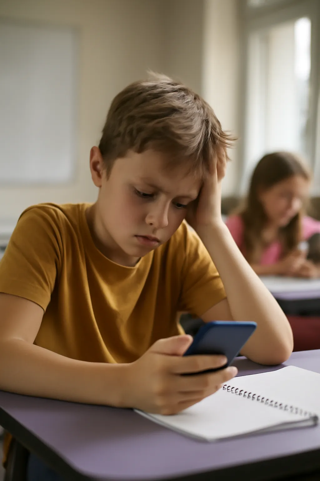 Elementary school cell phone addiction