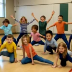 First semester of miracle physical play for elementary school students