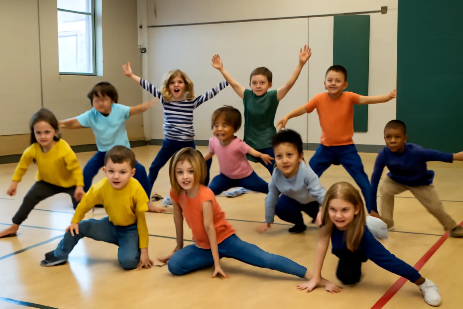 First semester of miracle physical play for elementary school students