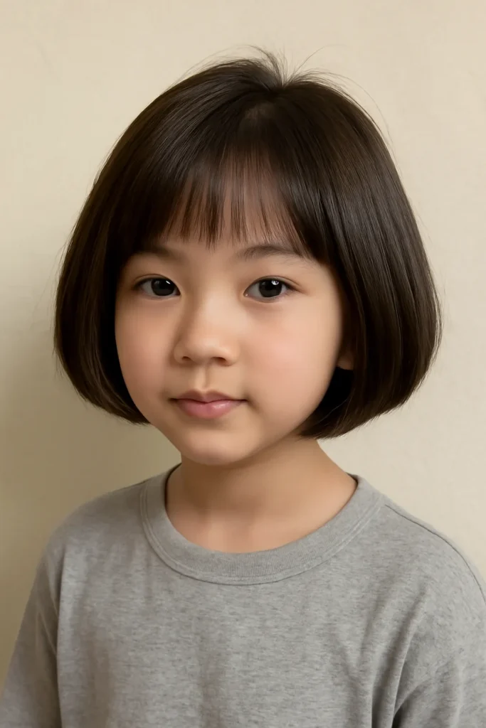 Elementary school student short -haired volume magic