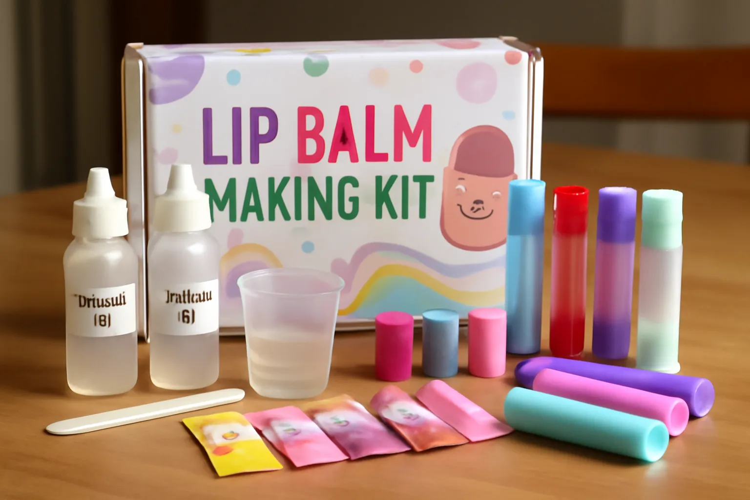 Elementary school student lip balm making kit