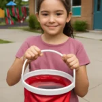 Elementary school student bucket pocket