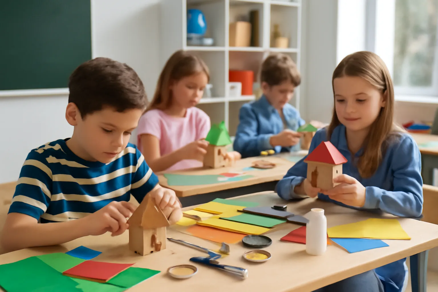 Making elementary school students