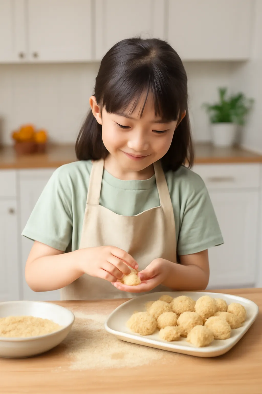 Easy elementary school students!Make Mother's Day Injeolmi!