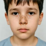 Elementary school student blackhead