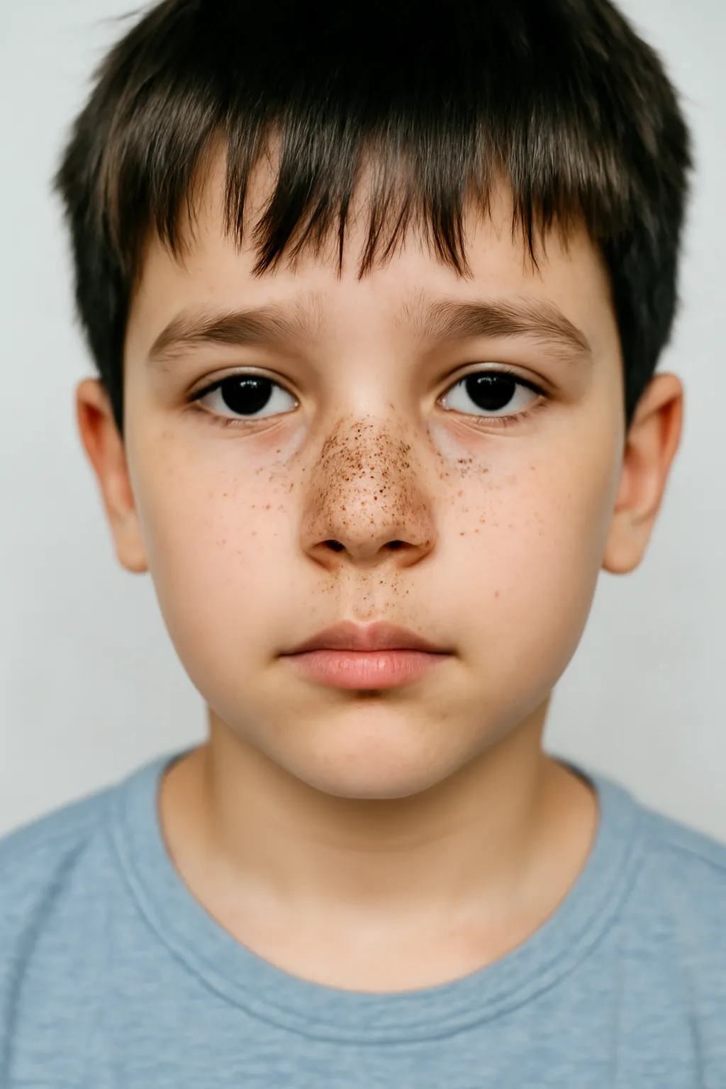Elementary school student blackhead