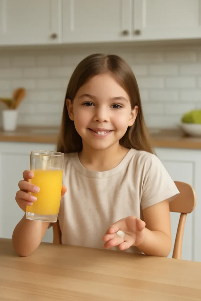 Elementary school student vitamin D recommended amount