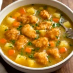 Pressure cooker chicken fried soup
